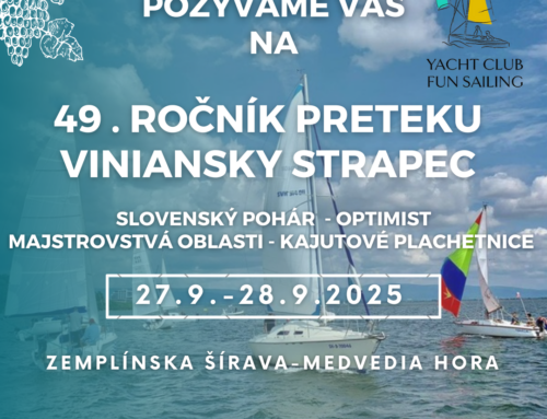 Pozvánka na regatu Viniansky strapec 2025